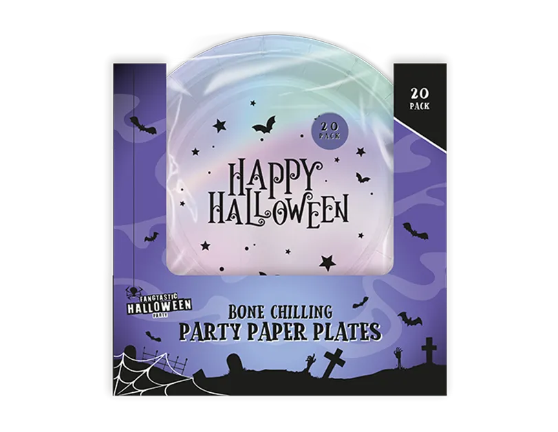 Holographic Paper Plates 20 pack CDU (5056283883125)