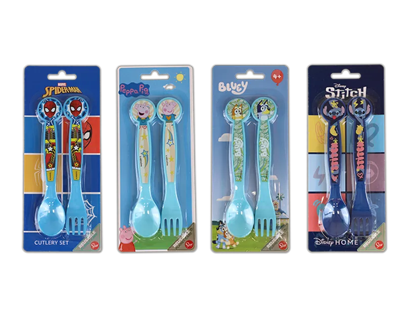 LICENSED 2PC CUTLERY SET ASSTD (0000000122078)