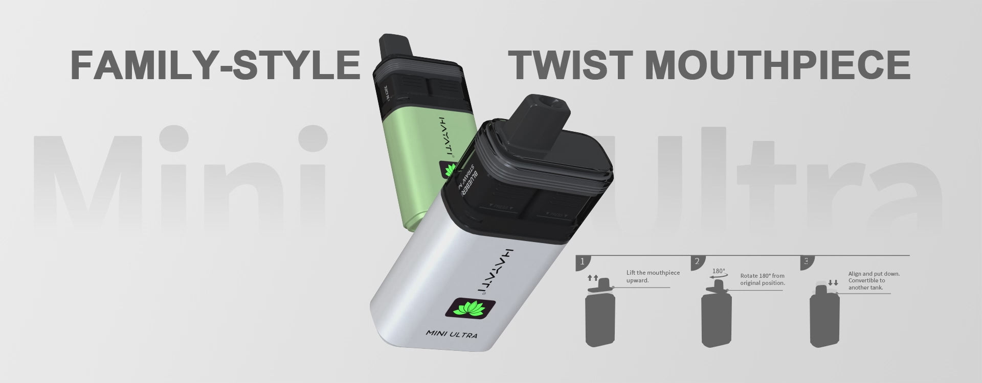 TWO Hayati Mini Ultra 1500 Prefilled Pod Kit