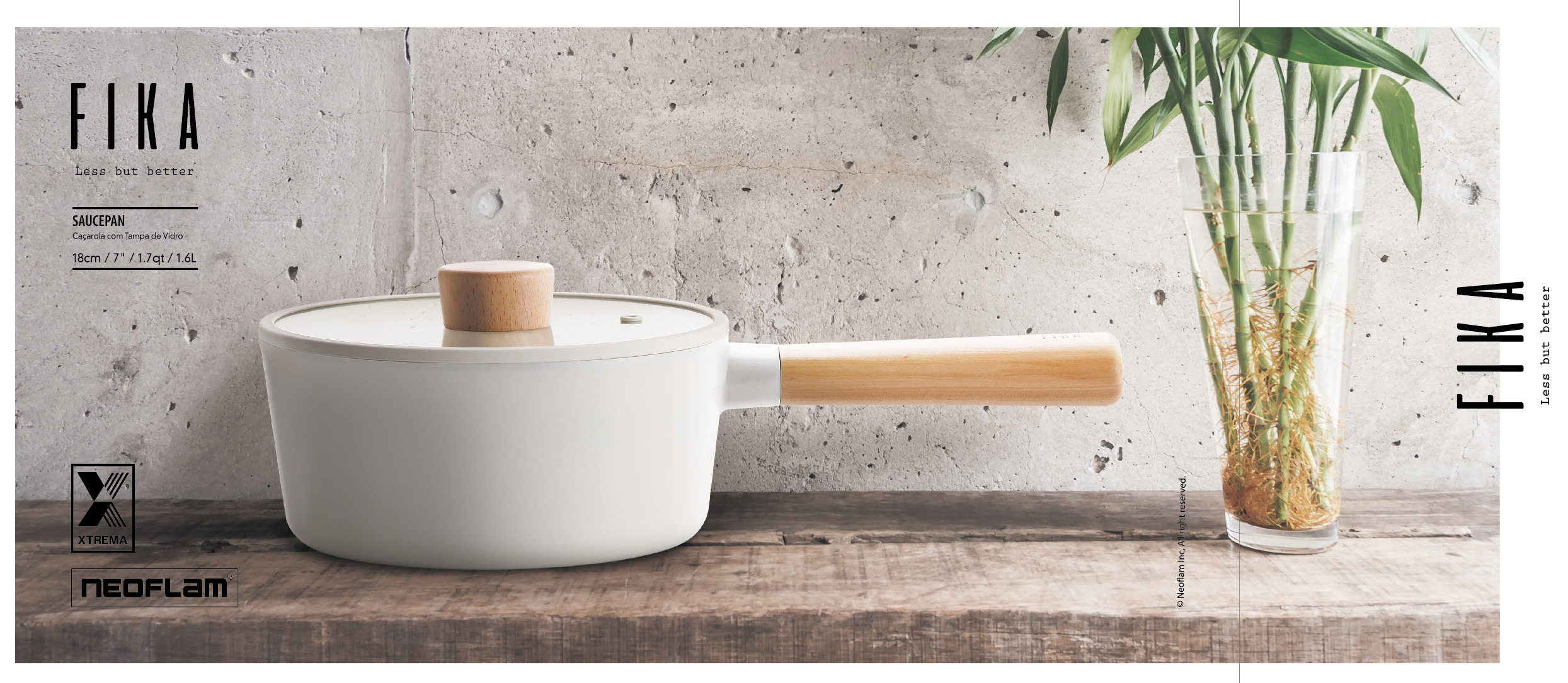 FIKA Saucepan 18cm - Neoflam Brand