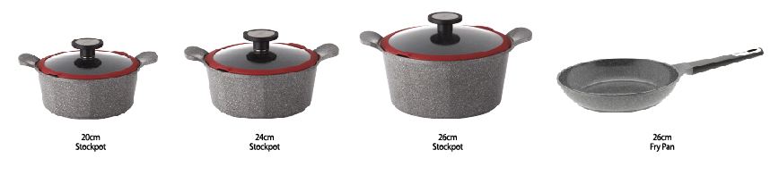 Marble Set 7pcs - Neoflam Brand