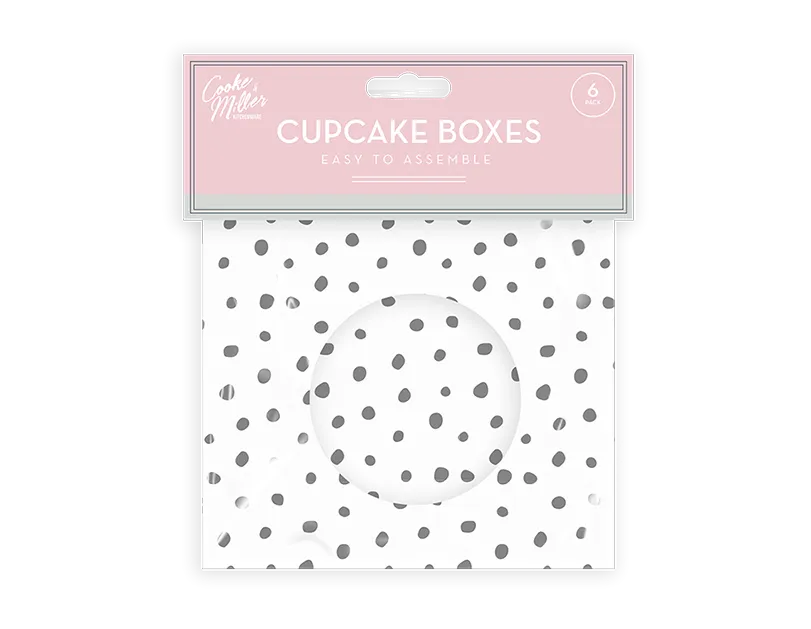 Cupcake Boxes - 6 Pack   (5056170306126)