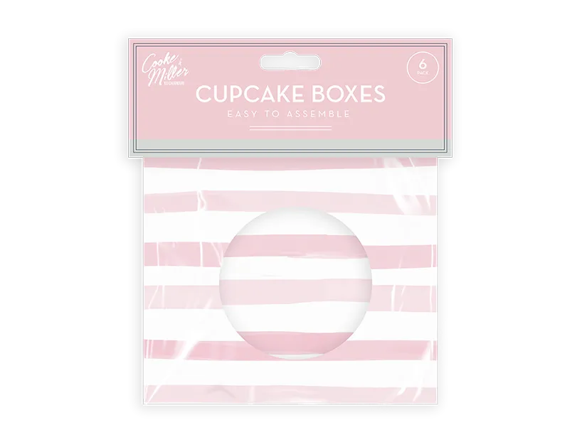 Cupcake Boxes - 6 Pack   (5056170306126)