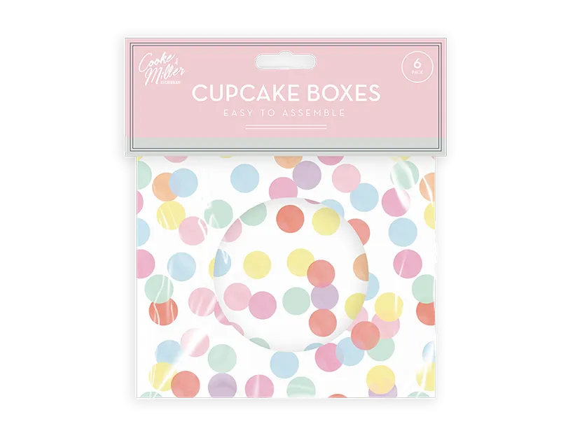 Cupcake Boxes - 6 Pack   (5056170306126)