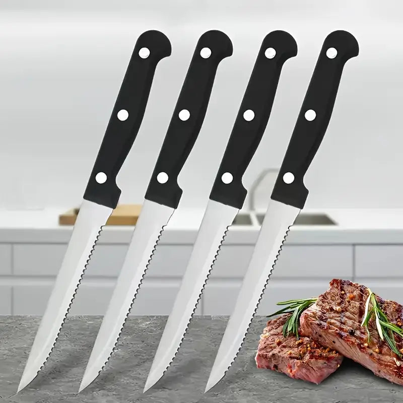 8pcs Western Cutlery - Black