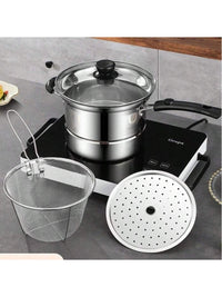 4pcs Non Stick Chip Pan Deep Fat Fryer (Code 3)