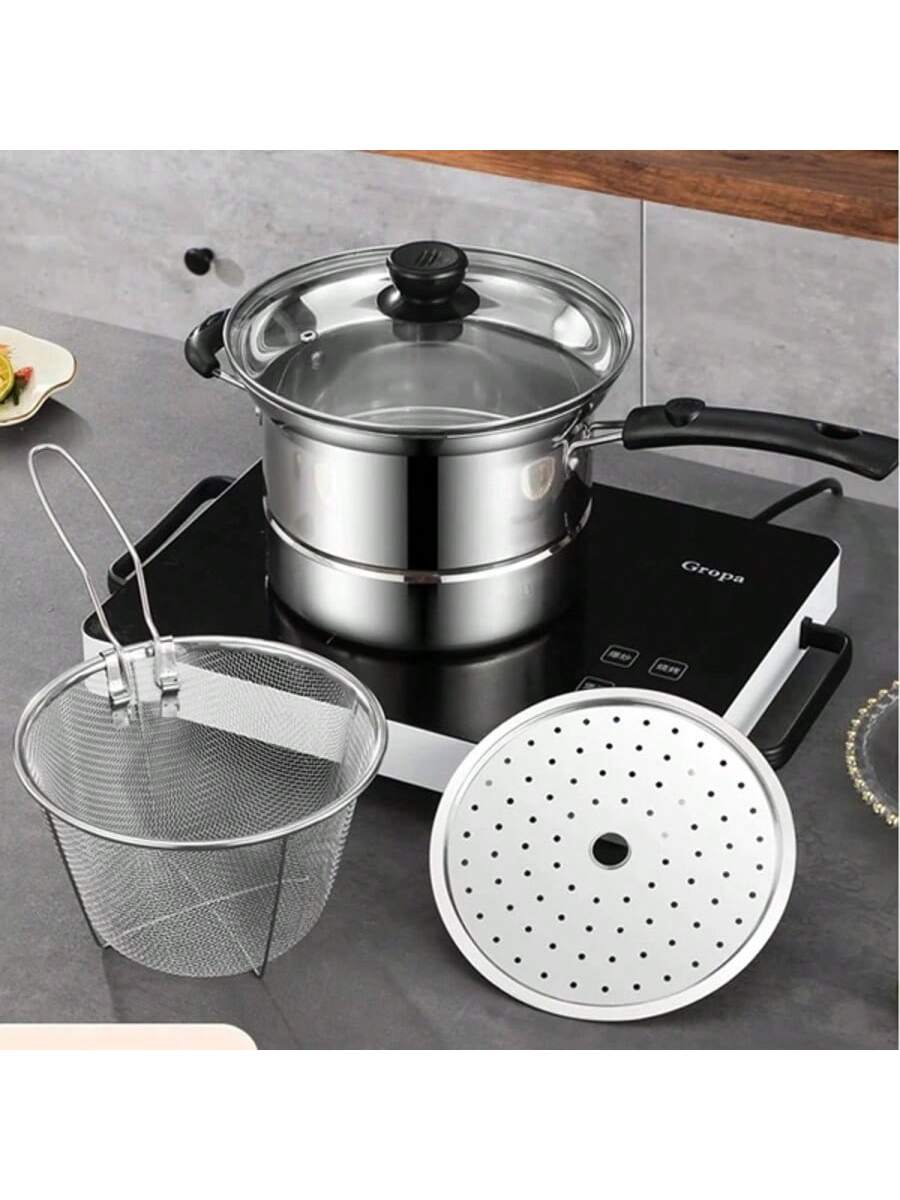 4pcs Non Stick Chip Pan Deep Fat Fryer (Code 3)