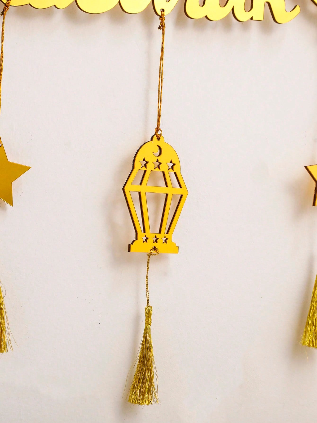 1set DIY Ramadan Mubarak Hanging Decoration (Code:50)