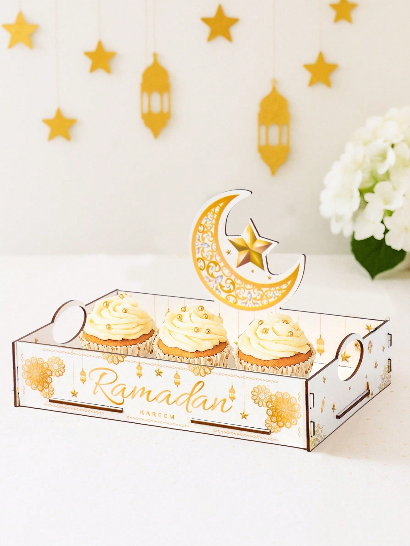 1Pc Ramadan Wooden Pallet Platinum (Code:56)