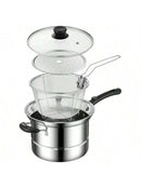 4pcs Non Stick Chip Pan Deep Fat Fryer (Code 3)
