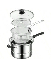 4pcs Non Stick Chip Pan Deep Fat Fryer (Code 3)