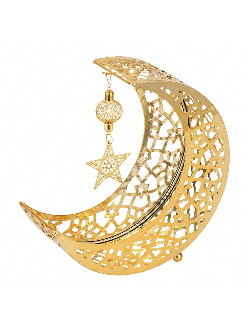 1pc Elegant Moon & Star Shaped Dates Serving Tray   (Code:27)