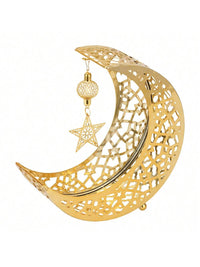 1pc Elegant Moon & Star Shaped Dates Serving Tray   (Code:27)