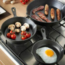 3pcs Set Cast Iron Non Stick Frying Pans