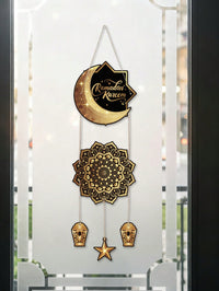 1pc Black & Gold Ramadan Kareem Hanging Décor (Code:21)