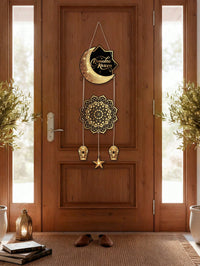1pc Black & Gold Ramadan Kareem Hanging Décor (Code:21)