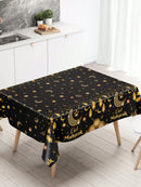 1pc Black & Gold Eid Mubarak Tablecloth (Code:53)