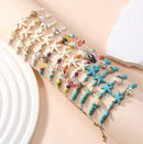 12pcs Ocean Beach Themed Braided Bracelet (Code:76)