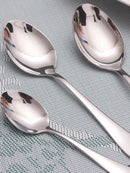 3PCS  Heavy Duty Stainless Steel Main Course Soup Spoons (Code 5)