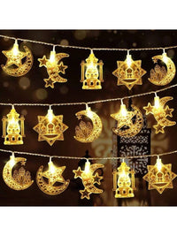 1.5m 10-lED Eid Mubarak Castle Lights String   (Code:24)