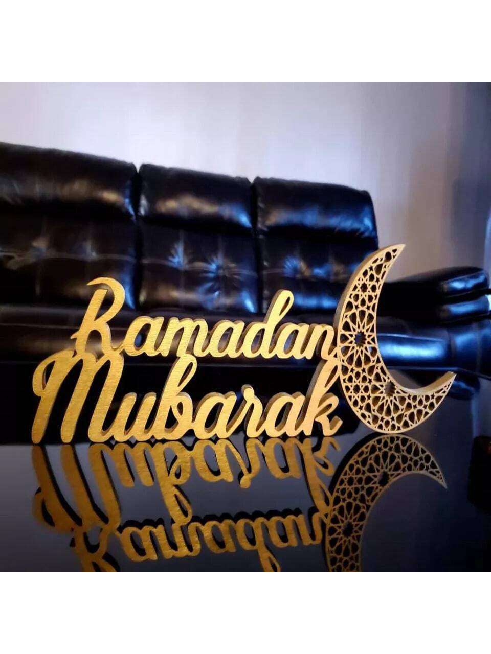 Islamic Tabletop Decors Ramadan Mubarak Sign (Code 11)