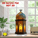 2D Flat Elegant 2D Acrylic Ramadan Lantern   (Code:26)