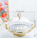 1PC Elegant 11.6 "Cake Stand With Transparent Dome''  (Code:35)