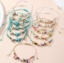 12pcs Ocean Beach Themed Braided Bracelet (Code:76)