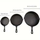 3pcs Set Cast Iron Non Stick Frying Pans