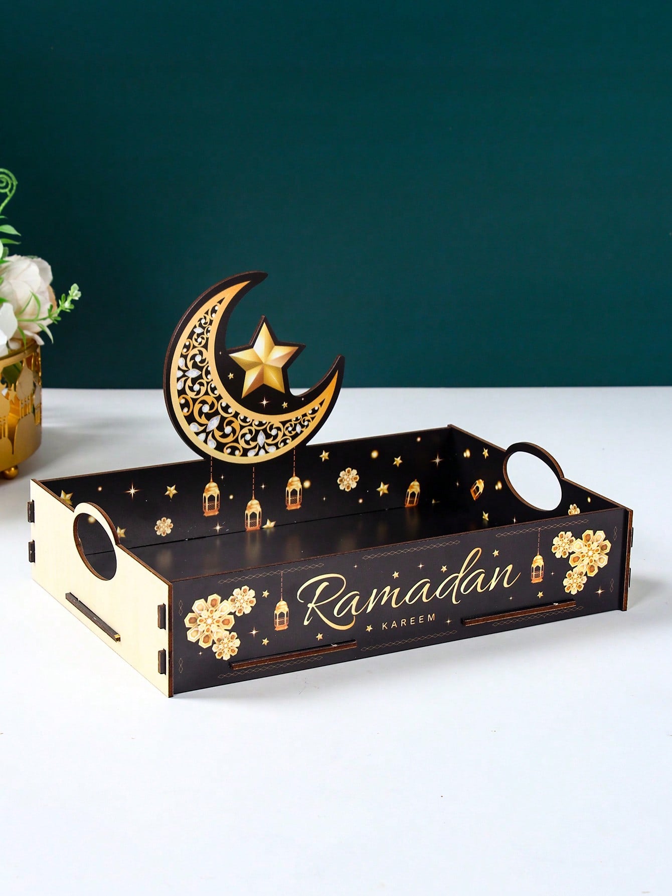 1Pc Ramadan Wooden Pallet (Code:55)