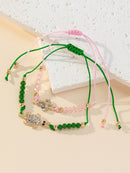 12pcs/set Eye & Rhinestone Decor Bracelet (Code:72)