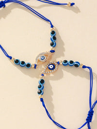 12pcs set Alloy & Rhinestone Decor Evil Eye (Code:71)
