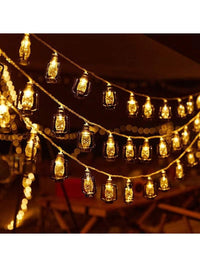 1.5m 10 LED Lights Battery Powered Lantern String Lights  (Code:22)