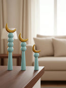 3pcs Light Blue Ramadan Decoration  (Code:20)