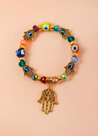 1pc Hamsa Hand Evil Eye Bracelet (Code:78)