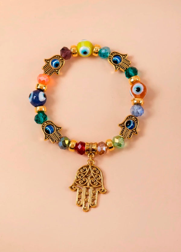 1pc Hamsa Hand Evil Eye Bracelet (Code:78)