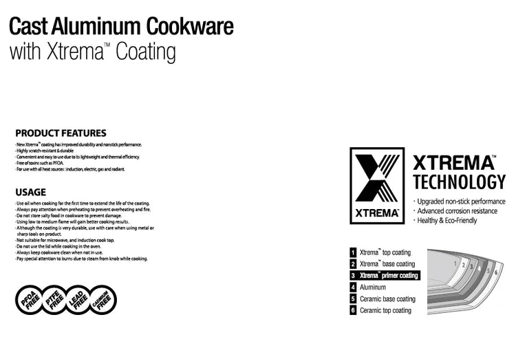 Set of 8 Pieces - Deep Pot22cm, Saucepan 18cm and Kitchen Tools