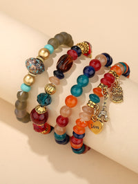 4pcs Colorful Beaded Bracelet (Code:83)