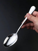 3PCS  Heavy Duty Stainless Steel Main Course Soup Spoons (Code 5)