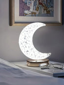 3-Color LED Crystal Lamp, Moon/Star Shape (Code:18)