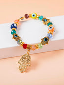 1pc Hamsa Hand Evil Eye Bracelet (Code:78)