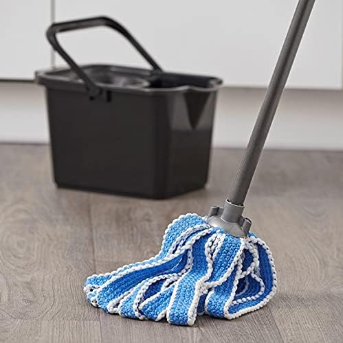 ADDIS Microfibre Mega Mop Super Absorbent Anti Bacterial, Blue Metallic