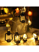 1.5m 10 LED Lights Battery Powered Lantern String Lights  (Code:22)