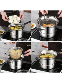 4pcs Non Stick Chip Pan Deep Fat Fryer (Code 3)
