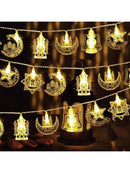 1.5m 10-lED Eid Mubarak Castle Lights String   (Code:24)