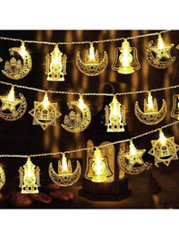 1.5m 10-lED Eid Mubarak Castle Lights String   (Code:24)