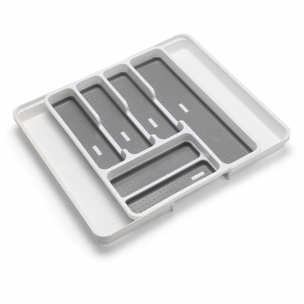 ADDIS Extendable Drawer Organiser White/Gray