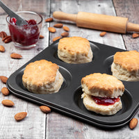 4 Cup Yorkshire Pudding Tray  | Non-Stick Carbon Steel 5015826055016