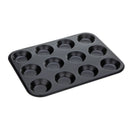 12 Cup Bun Tray | Non-Stick Carbon Steel  5015826055092