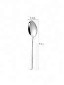 3PCS  Heavy Duty Stainless Steel Main Course Soup Spoons (Code 5)